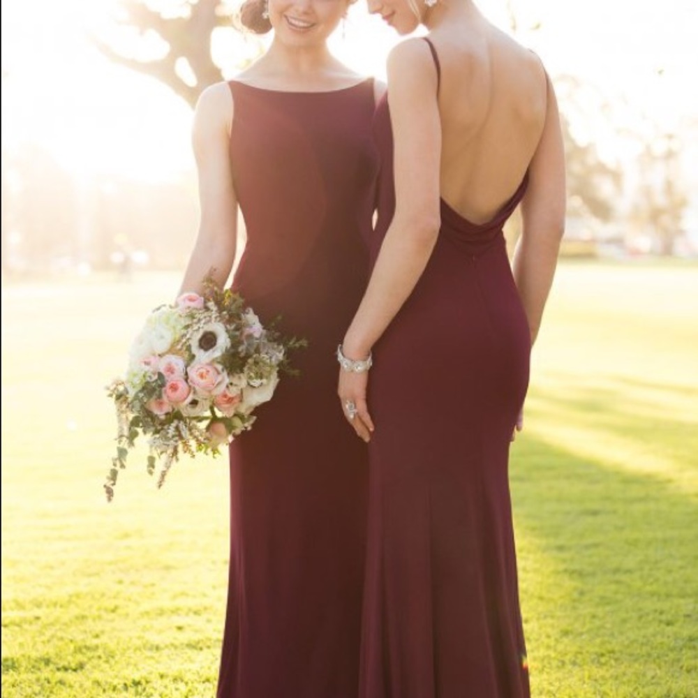 Sorella Vita Wine Color Prom or Bridesmaid Dress